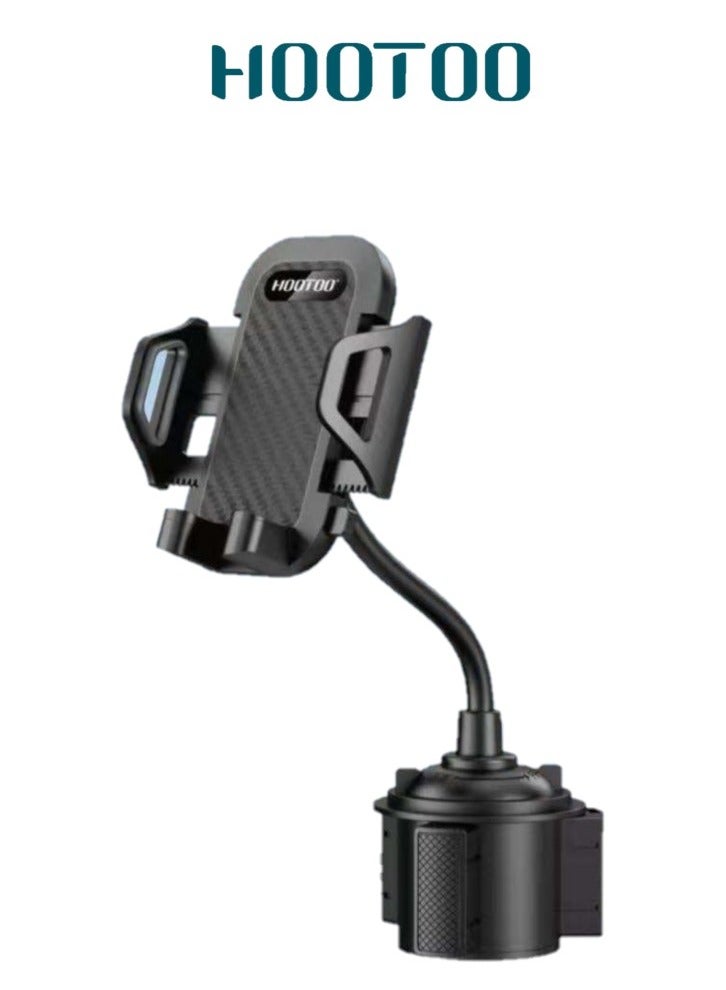 هوتو حامل جوال للسيارة اكواب. ستاند جوال سياره يثبت في مكان الاكواب.قاعدة جوال للسيارة بتصميم 360 درجه.مثبت جوال للسياره من براند هوتو وبطراز HT-MH200 - Image 1