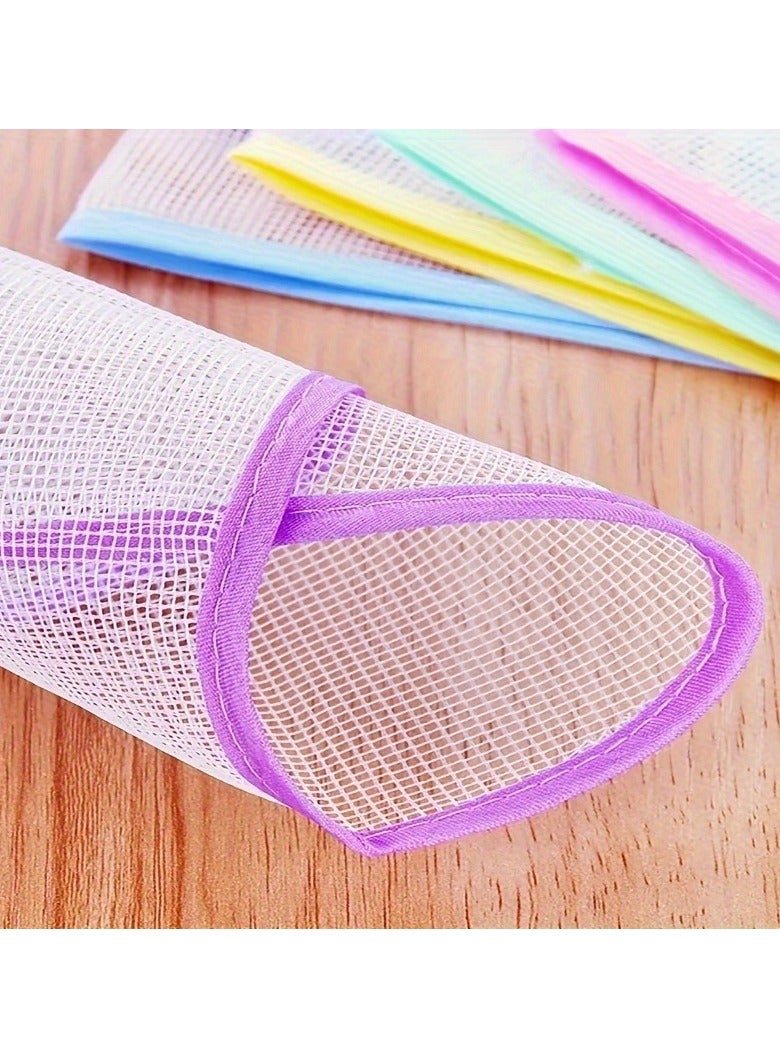 6pcs Random Colors Ironing Protective Cloth, Heat Resistant Ironing Pad - Protect Clothes and Ironing Board with Mesh Steam Ironing Pad, Home Accessories  - Image 1