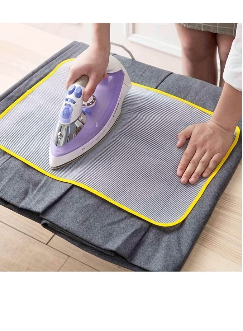 6pcs Random Colors Ironing Protective Cloth, Heat Resistant Ironing Pad - Protect Clothes and Ironing Board with Mesh Steam Ironing Pad, Home Accessories  - Image 4