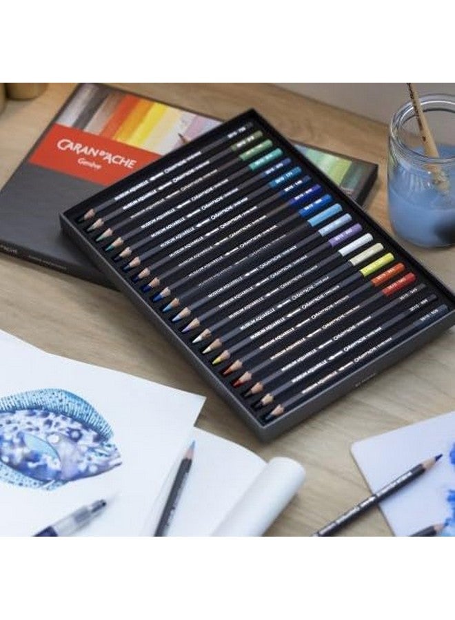 كاران داش مجموعة أقلام ألوان مائية من متحف، مجموعة من 20 لونًا (3510.420) - Image 2
