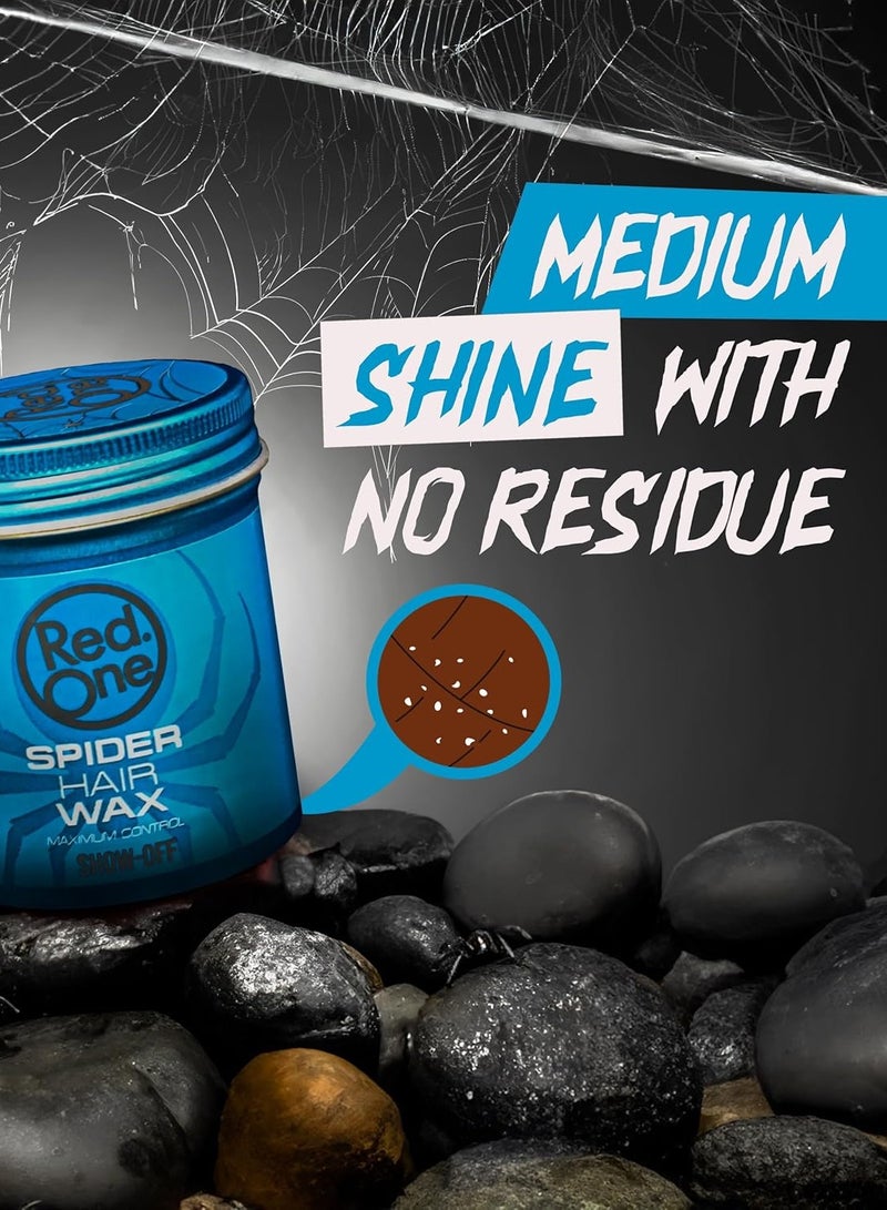 Redone RedOne Spider Hair Wax Maximum Control Show Off 100ml – Flexible Hold & Fibrous Texture - Image 3