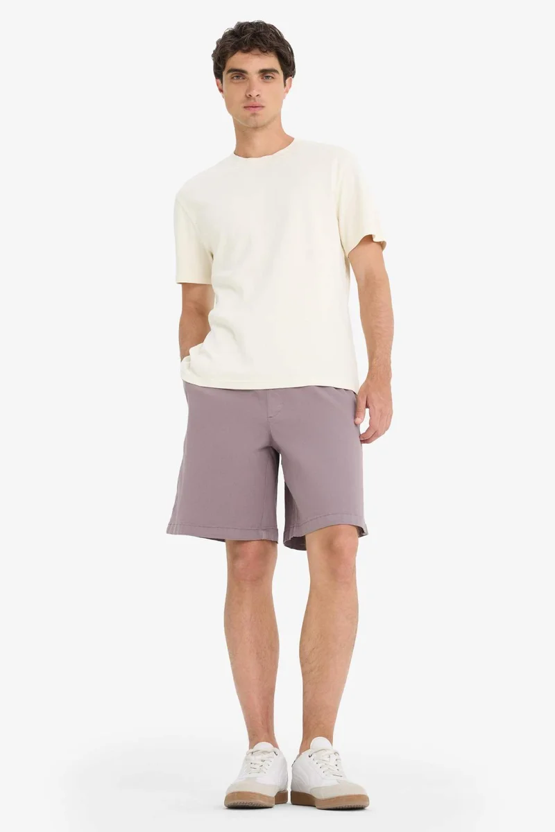 DeFacto Baggy Fit Tie Waist Bermuda Shorts