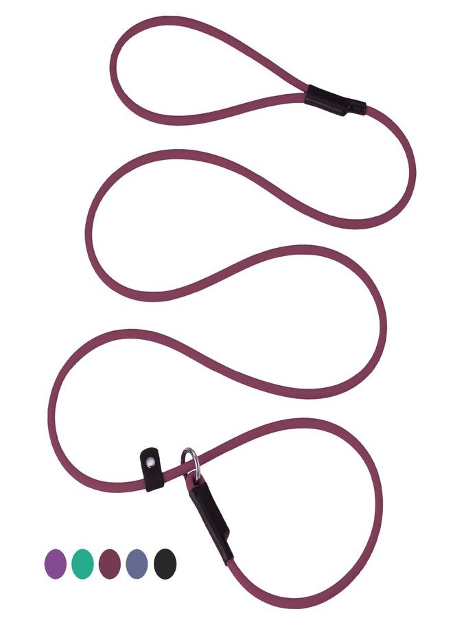 DISCPETSEC Slip Lead Dog Leash 6FT Red Dogs Leads Pet Slip Leash No Pull Waterproof PVC 1/4” Pets Leashes Easy Clean Material Round Lead for Small Medium Large Animals (red, 6ft * 1/4'') - Image 1