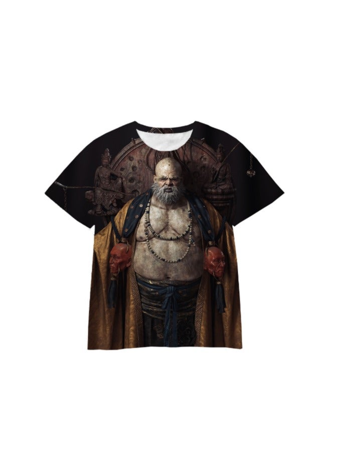 Black Myth Wukong Game Quick Drying Short Sleeved T-shirt for Men And Women