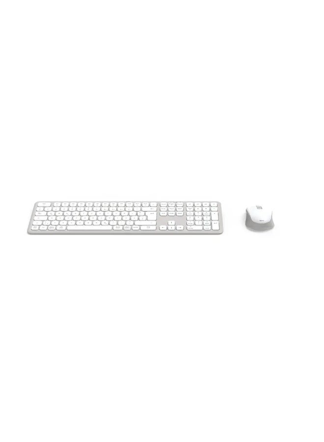 Hama WKM-550 Multi-Device Wireless Keyboard and Mouse Set, BT, White - Image 5