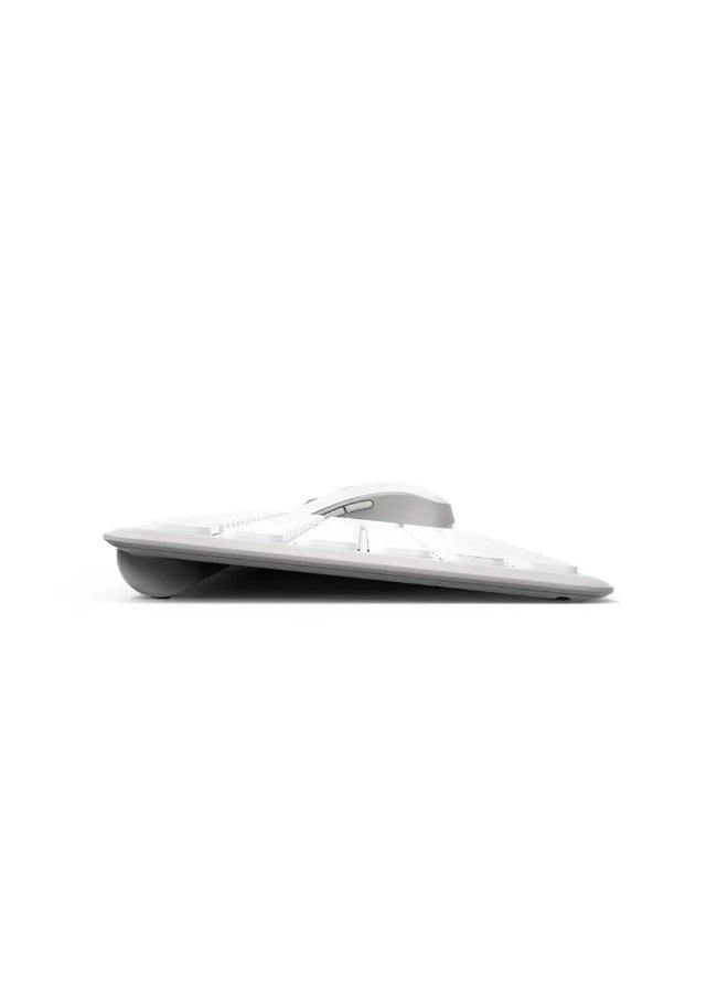 Hama WKM-550 Multi-Device Wireless Keyboard and Mouse Set, BT, White - Image 3