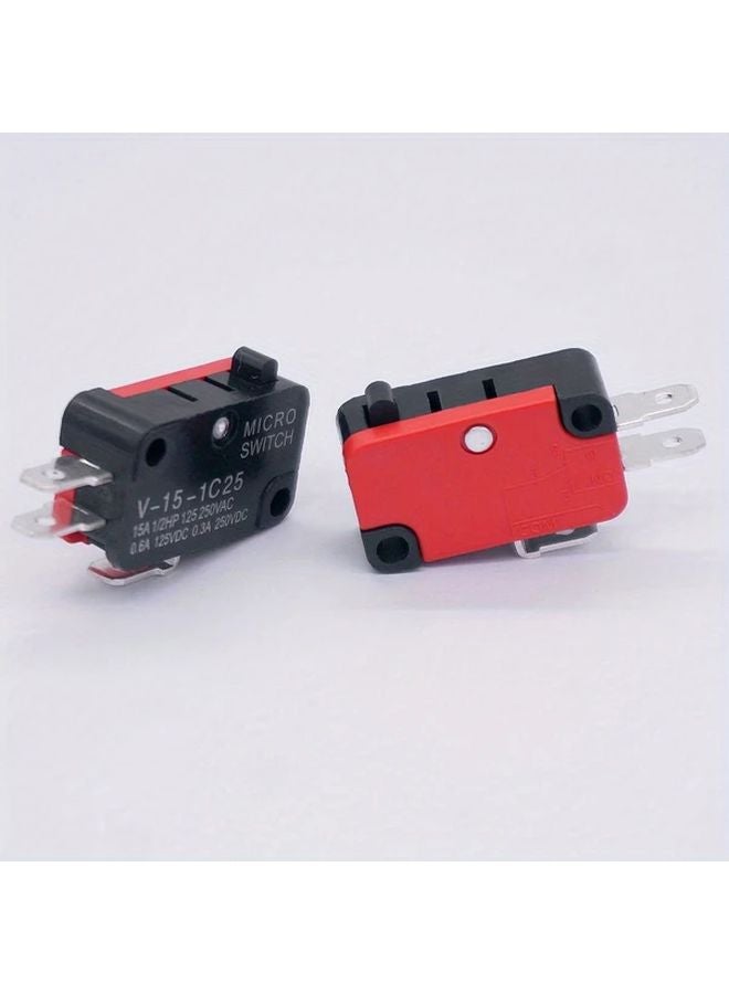 6pcs V 15 1C25 Micro Limit Switch Snap Action 16A SPDT 125V 250V Compact Reliable - Image 3