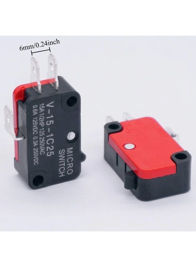 6pcs V 15 1C25 Micro Limit Switch Snap Action 16A SPDT 125V 250V Compact Reliable - Image 5
