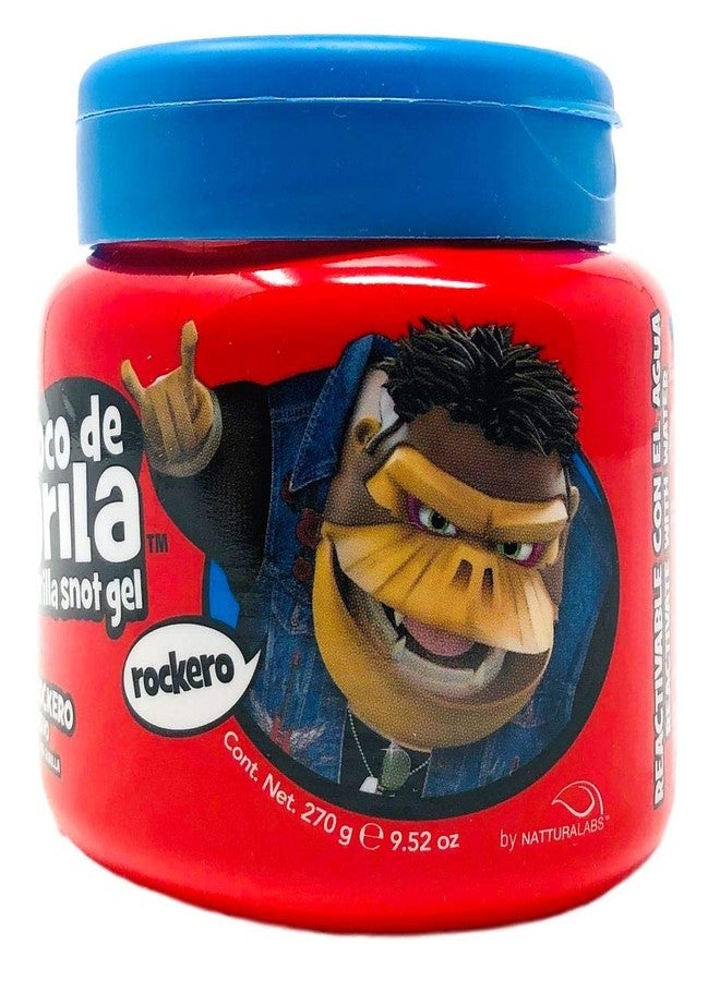 Moco de Gorila جل شعر موكو دي غوريلا روكيرو | جل تصفيف شعر متفجر لثبات طويل الأمد، جل مخاط الغوريلا هو جل الشعر المثالي لإنشاء أي تسريحة شعر روك؛ 9.52 أونصة جرة - Image 2