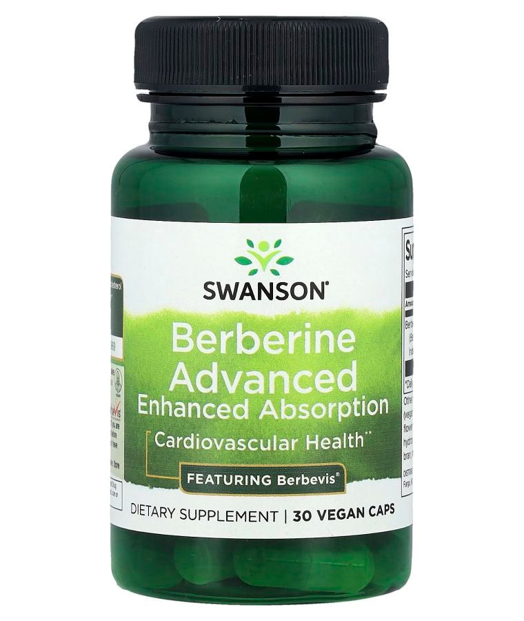 SWANSON برابرين المتقدم مع امتصاص معزز 30 كبسولة نباتية (550 ملغ لكل كبسولة)