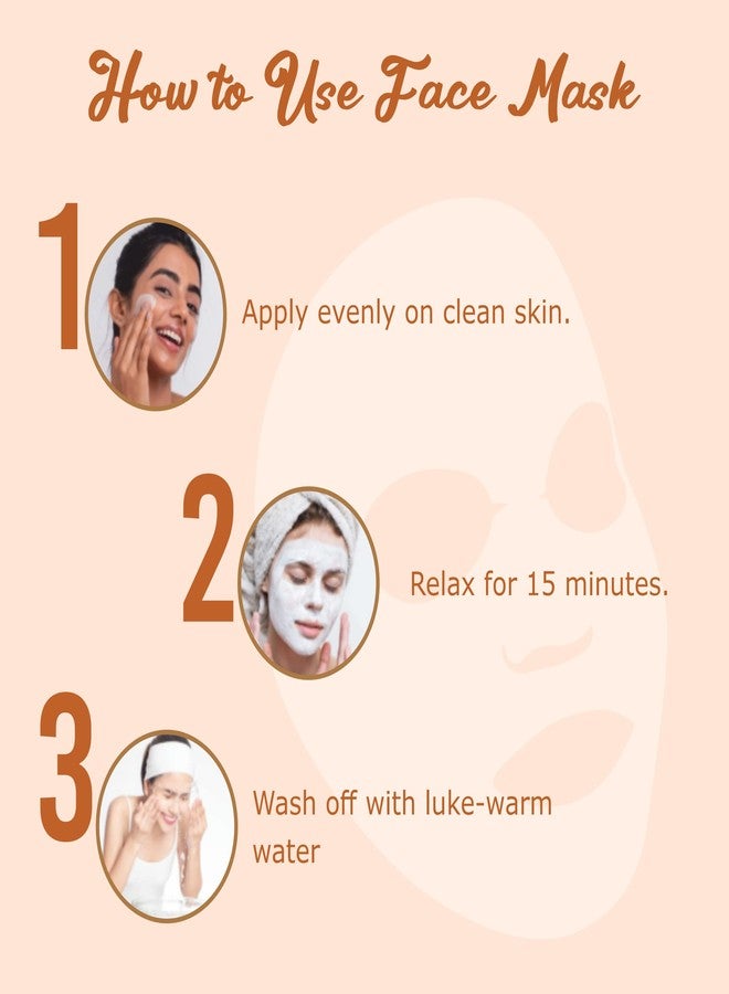 Pink Root Rice water Face & body Mask 100gm Helps in Skin Tightening, Brightening and Control Acne and Blemish - Image 5