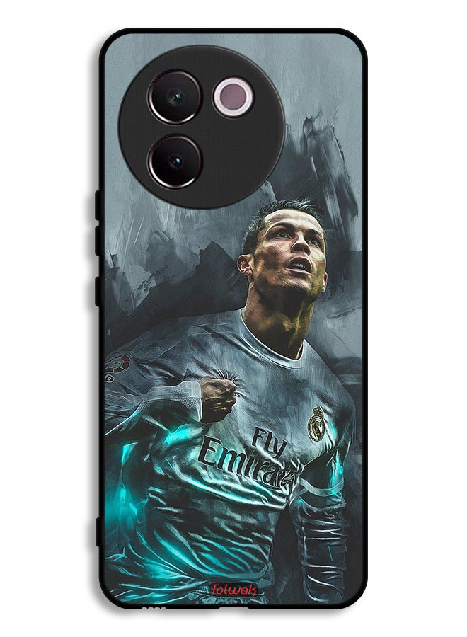 Tolwak Vivo V30e 5G Protective Case Cover Cristiano Ronaldo Art - Image 1