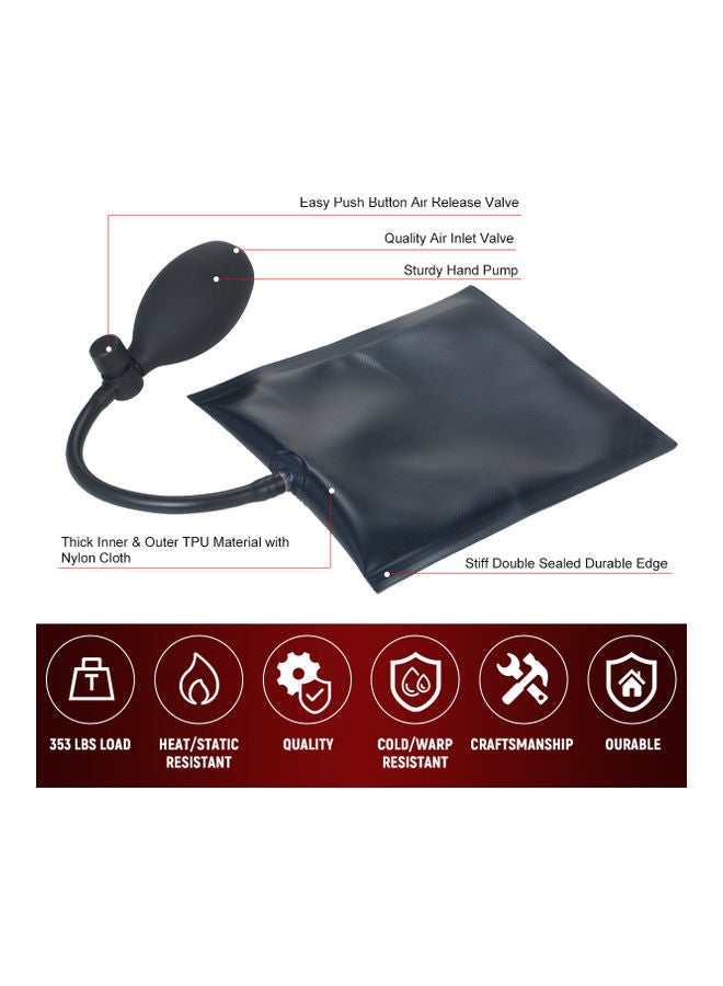 نيبمينينت حقيبة تنفخ بالهواء 4 قطع أسود 29 x 3.50 24سم - Image 5