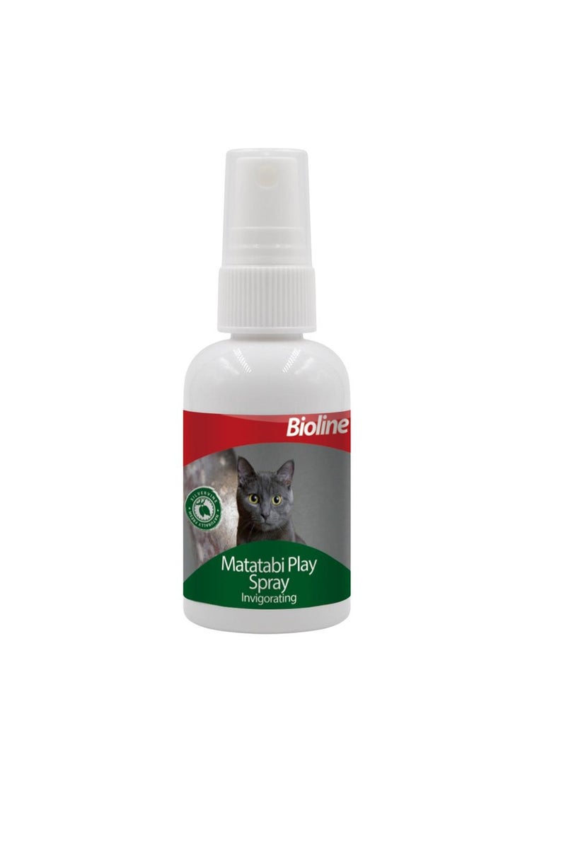 بايولاين بخاخ بيولاين ماتاتابي للقطط 50 مل – لتحفيز اللعب والتدريب، تركيبة مهدئة طبيعية - Image 1