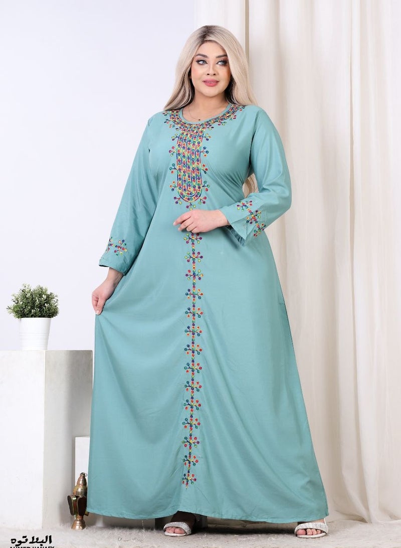 Women's cotton jalabiya  - Image 1