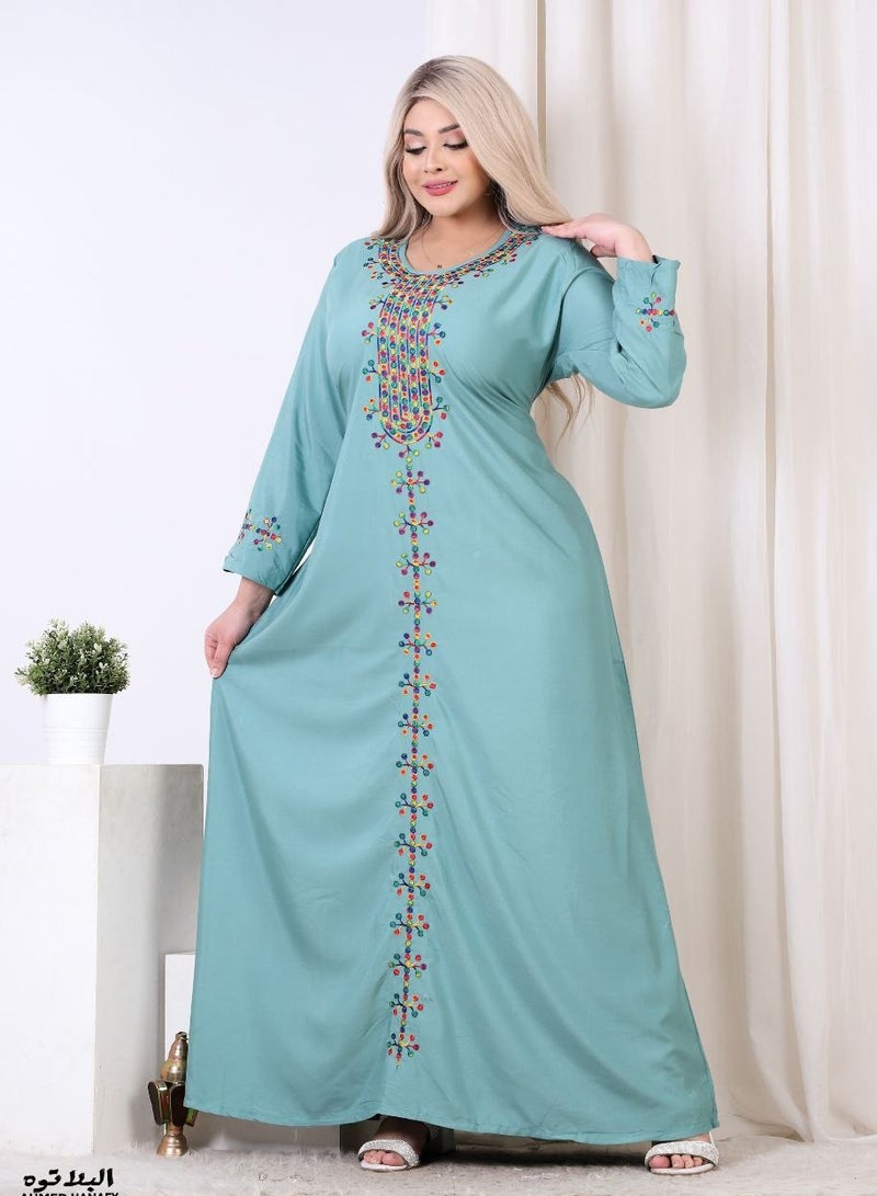 Women's cotton jalabiya  - Image 2
