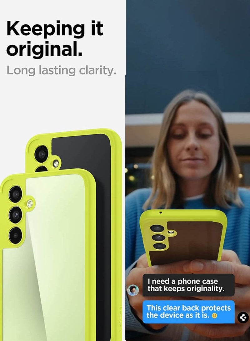 Spigen غطاء حماية ألترا هايبرد لهاتف سامسونج جالكسي A54 5G - ليموني - Image 2