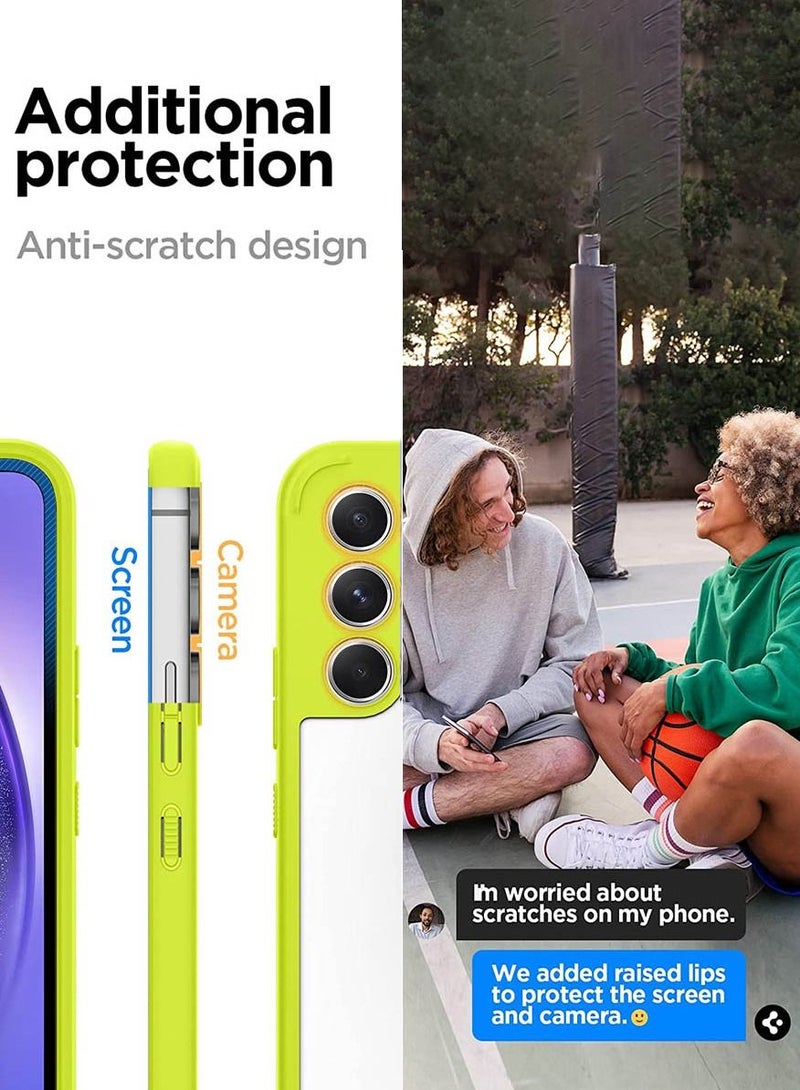Spigen غطاء حماية ألترا هايبرد لهاتف سامسونج جالكسي A54 5G - ليموني - Image 5