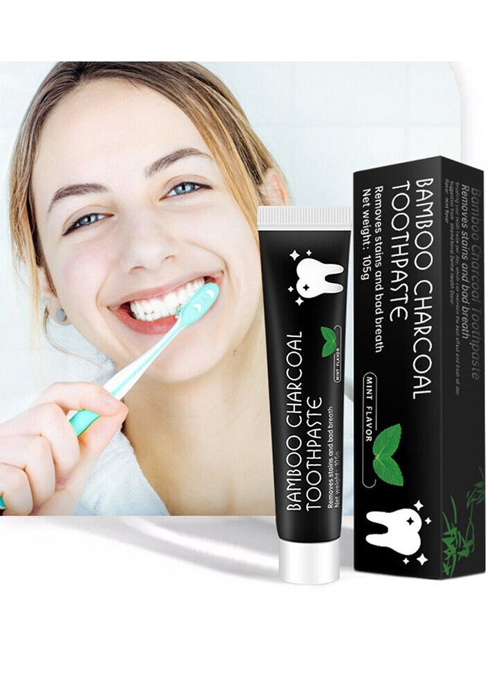 Bamboo charcoal - Charcoal Toothpaste Private Label Mint Toothpaste Black Charcoal Toothpaste - Image 1