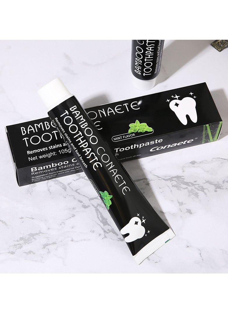 Bamboo charcoal - Charcoal Toothpaste Private Label Mint Toothpaste Black Charcoal Toothpaste - Image 1