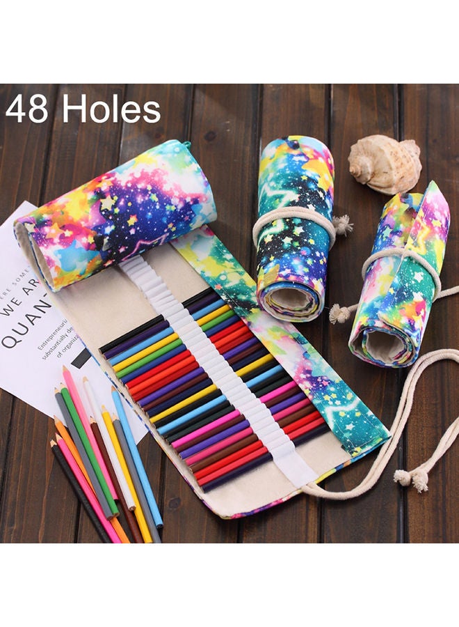 NIBEMINENT 48 Slots Starry Sky Print Pen Multicolour