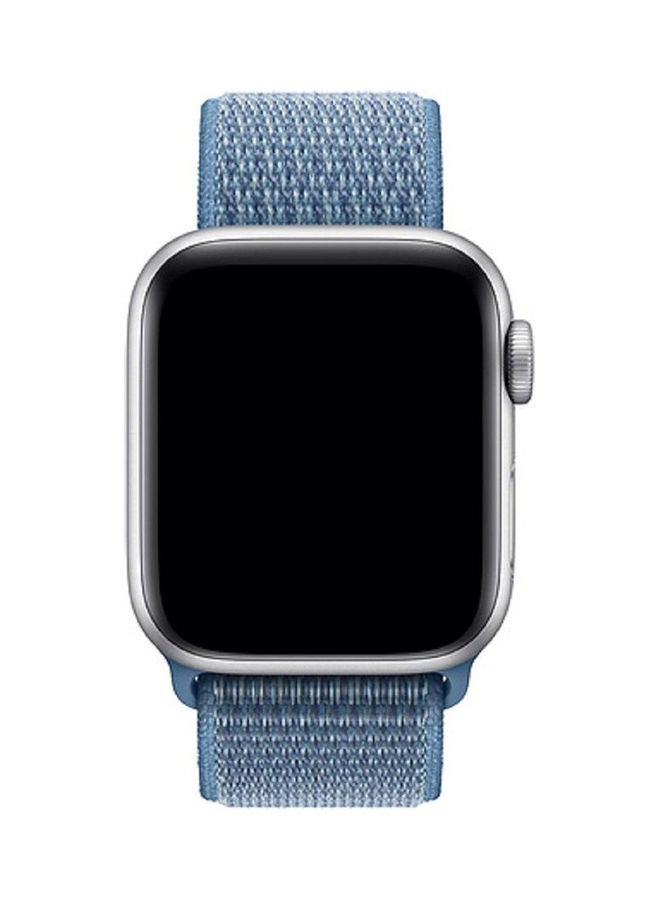 NIBEMINENT Woven Nylon Apple Watch Sport Loop 42/44Mm Blue - Image 3