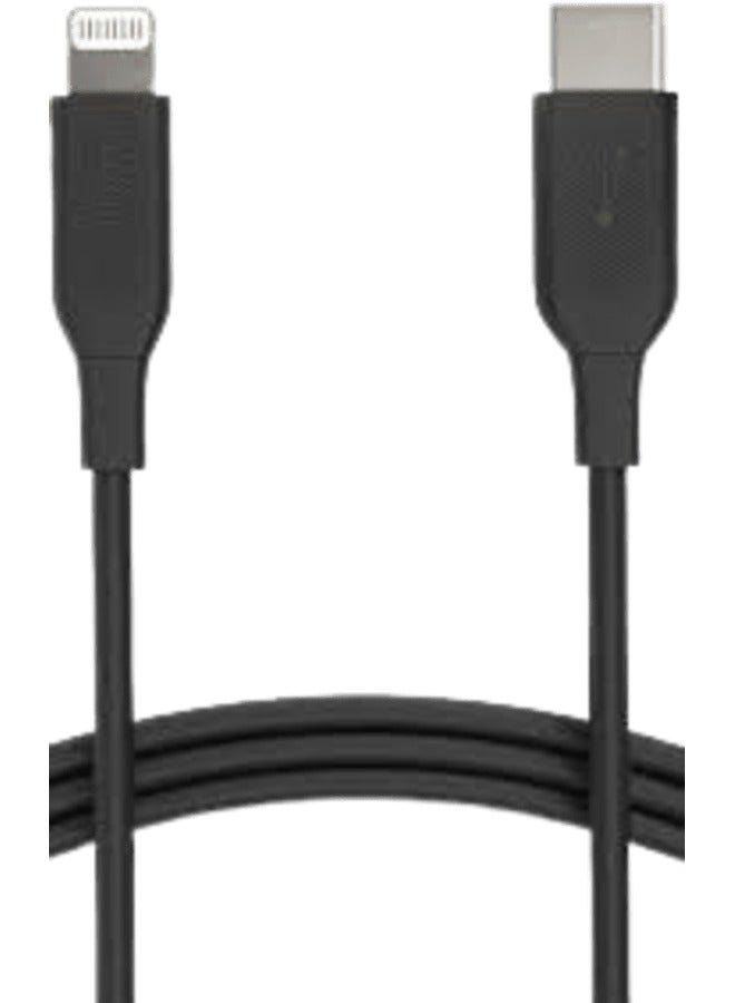 سيليبري كابل شحن Powerline II معتمد لهاتف Apple iPhone 11/11 Pro/11 Pro Max/Xs/XS Max/XR/X/8/8 Plus/7/7 Plus/6/6 Plus أسود - Image 1