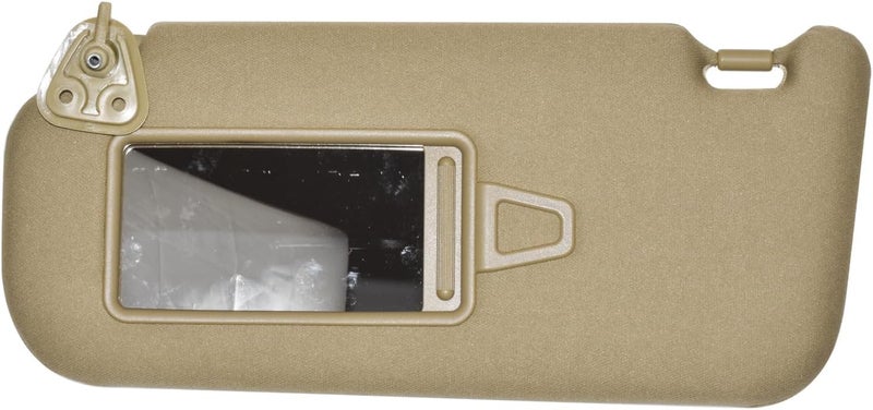 Prefer Warehouse Left Driver Side Beige Sun Visor with Makeup Mirror for Hyundai Elantra HD 2006-2010 - Image 3