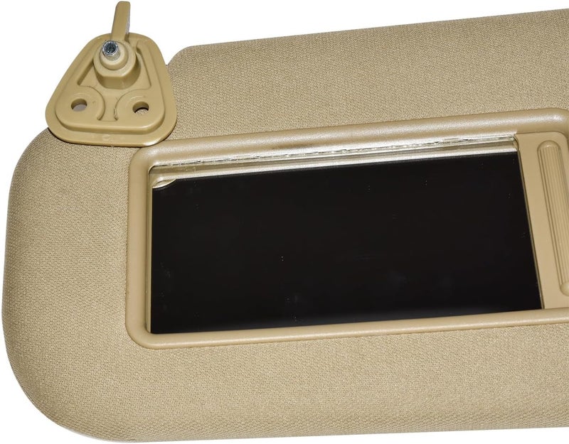 Prefer Warehouse Left Driver Side Beige Sun Visor with Makeup Mirror for Hyundai Elantra HD 2006-2010 - Image 5