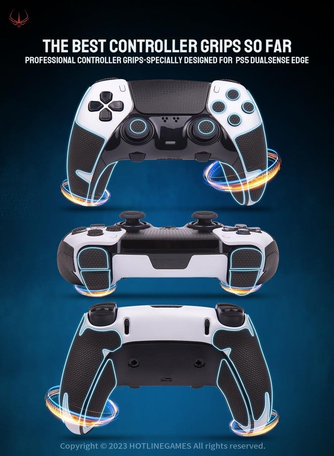 Hotline Games Controller Grips for PS5 Dualsense Edge Controller, Anti-Slip, Sweat-Absorbent, Easy to Apply - Image 2