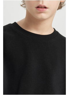 DeFacto Boy Regular Fit Crew Neck Long Sleeve Knitted Sweat Shirt  - Image 2