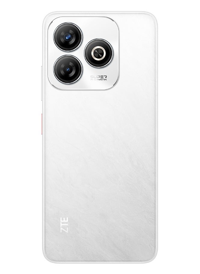 زد تي اي هاتف Blade A75 ثنائي الشريحة - أبيض رخام (4+10) جيجابايت RAM 256 جيجابايت 4G - النسخة الدولية - Image 3