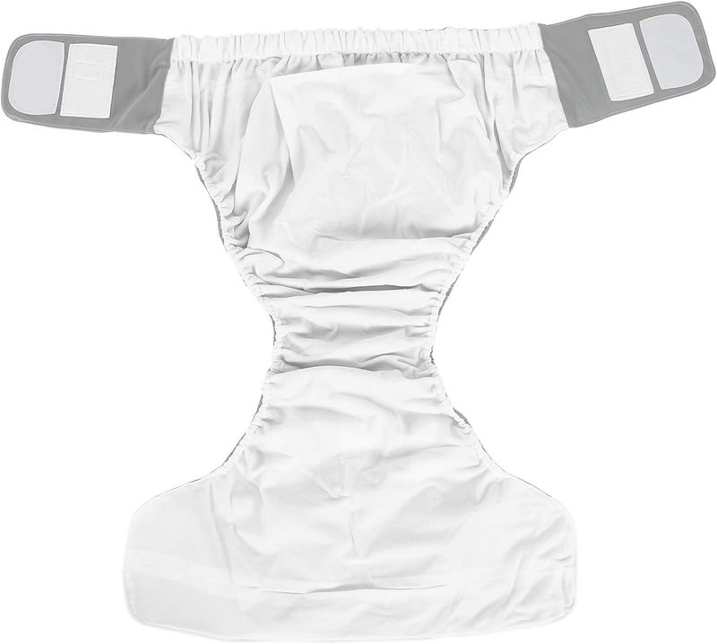 TMISHION 4 Colors Adults Diapers Reusable Adult Nappy Washable Adjustable Large Diaper for for Women Men Bariatric Seniors Patients Incontinence CareYellow - Image 5