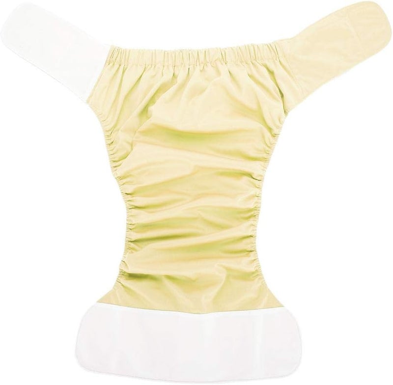 TMISHION 4 Colors Adults Diapers Reusable Adult Nappy Washable Adjustable Large Diaper for for Women Men Bariatric Seniors Patients Incontinence CareYellow - Image 3