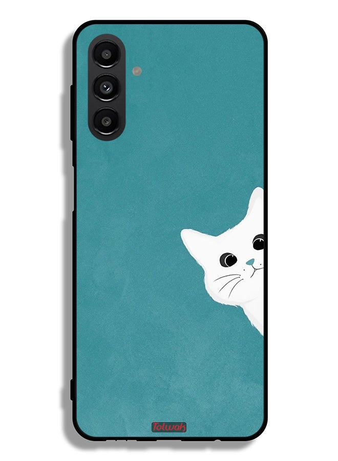 Tolwak Samsung Galaxy A13 5G Protective Case Cover Cat Appearing - Image 1