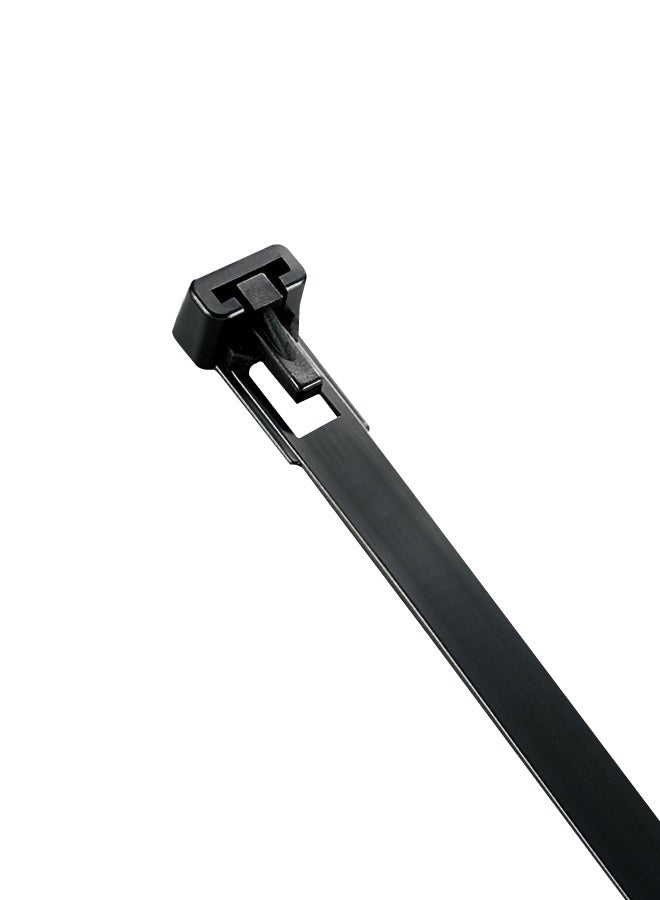 KSS Releasable Cable Ties – Heavy Duty, Reusable & Durable with Special Lock Design, Sharp Tail for Easy Installation 100Pieces/Pack  - Image 2