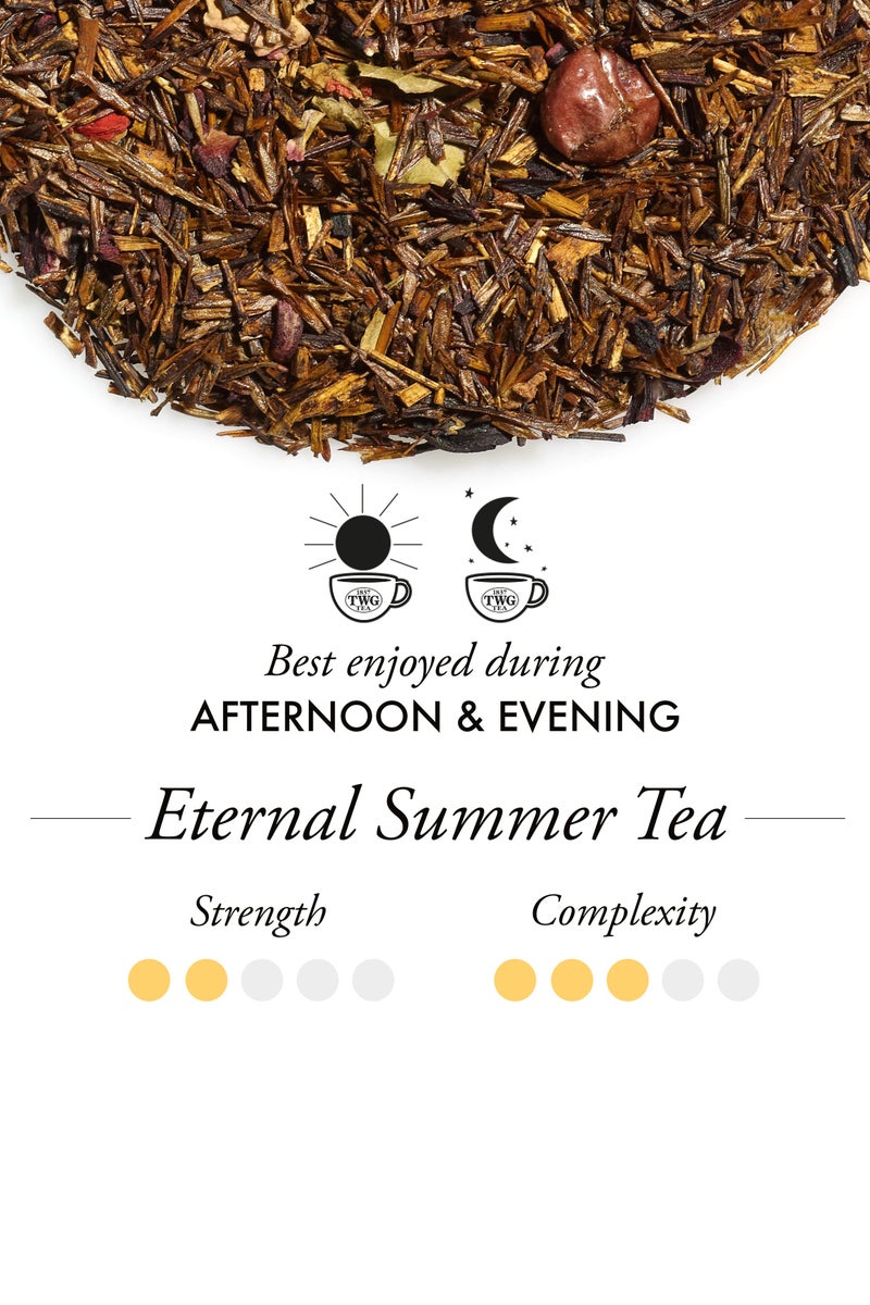 TWG Tea Eternal Summer Tea | Rooibos Tea | Flowers & Redcurrant | 15 Hand Sewn Cotton Teabags | Gift Set - Image 2