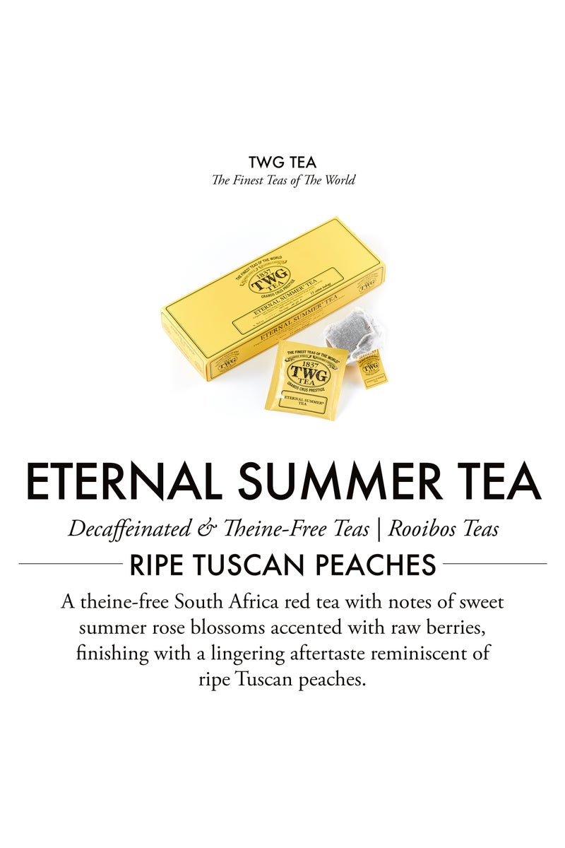 TWG Tea Eternal Summer Tea | Rooibos Tea | Flowers & Redcurrant | 15 Hand Sewn Cotton Teabags | Gift Set - Image 3