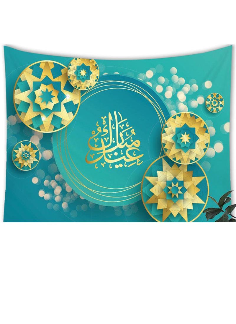 Bluejw 200x150cm Muhammed Ramadan Decorative Mural Tapestry  - Image 1