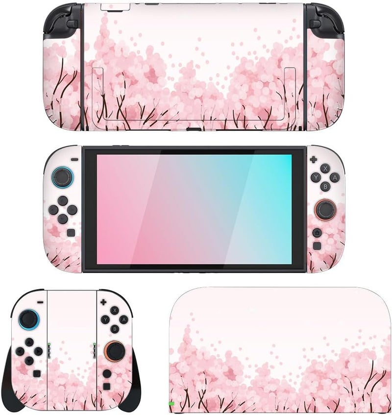 PEYANZ أغلفة جلدية لجهاز Nintendo Switch 2 برسومات الكرز (Sakura) - Image 1