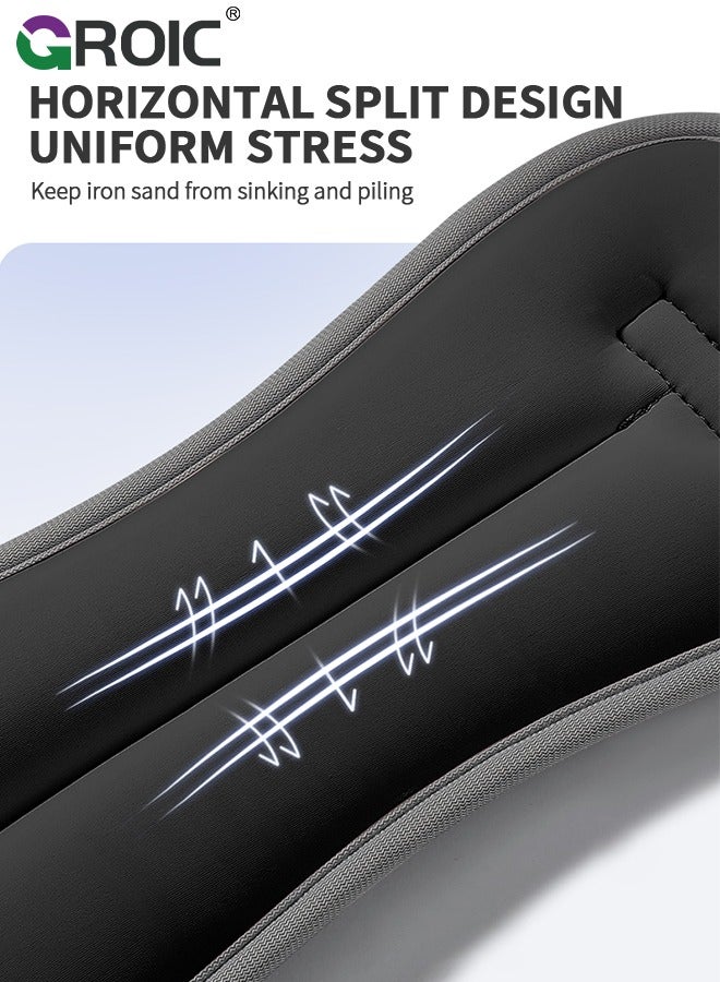 GROIC 4Pcs Ankle Weights Leg Arm Weights Wrist Weights Set with Adjustable Strap for Jogging, Gymnastics, Aerobics, Physical Therapy - 2Kg - Image 2