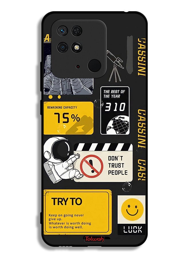 Tolwak Xiaomi Redmi 10C Protective Case Cover Astronaut Agreeable - Image 2