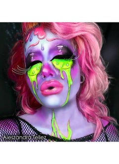 mehron Makeup Paradise Makeup AQ Refill Size | Stage & Screen Performance, Face & Body Painting, Beauty, Cosplay, and Halloween | Water Activated Face Paint, Body Paint .25 oz (7 ml) (PURPLE)  - Image 3