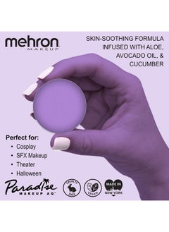 mehron Makeup Paradise Makeup AQ Refill Size | Stage & Screen Performance, Face & Body Painting, Beauty, Cosplay, and Halloween | Water Activated Face Paint, Body Paint .25 oz (7 ml) (PURPLE)  - Image 2