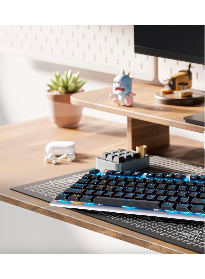 Aula F3001 Wireless Mechanical Gaming Keyboard, RGB Backlit, Bluetooth/2.4GHz/USB-C, Pre-Lubricated Linear Switches, for PC/Tablet/PS/Xbox - Image 2