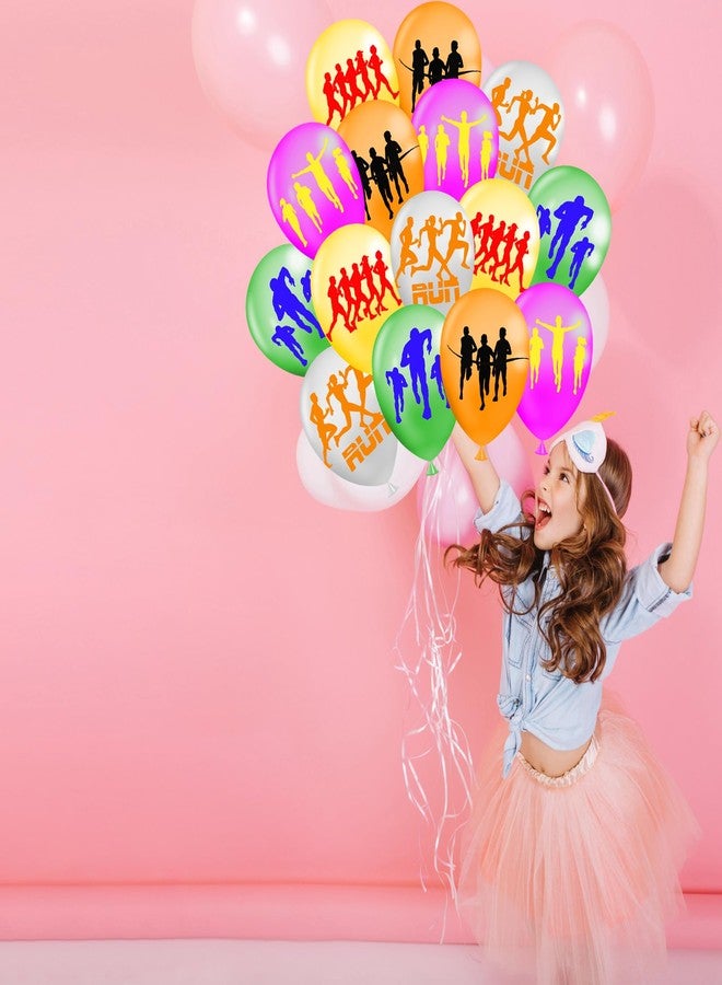 كوبا بلاي مجموعة كوبا بلاي من 50 قطعة من بالونات اللاتكس لتزيين حفلات الجري - جوائز رياضية لسباق الماراثون والعدو الريفي، لوازم وهدايا حفلات أعياد ميلاد شخصية - Image 5