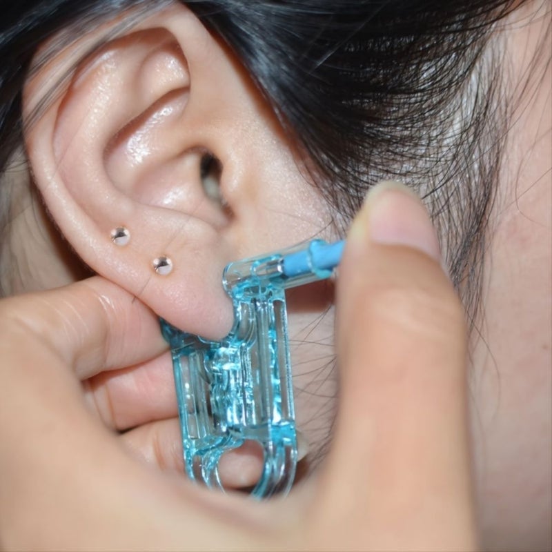 2 Sets 3 Pieces Ear Piercing Gun With Steel Ball Stud Safety Piercing Tool For Bag Drill Piercing - Image 1