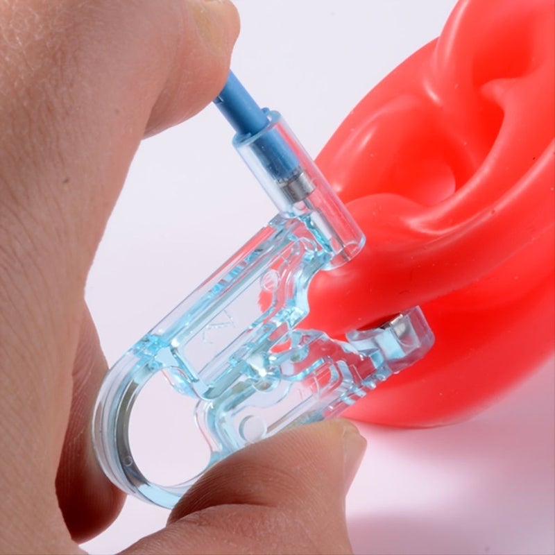 2 Sets 3 Pieces Ear Piercing Gun With Steel Ball Stud Safety Piercing Tool For Bag Drill Piercing - Image 5