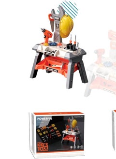 Pretend Play Tools Set Kit Toys for Kids Tools Table Role Play Construction Mechanic Tools Set