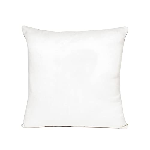 Oussum Soft & Comfortable Abstract Pattern Square Cushion Sofa Cushion Case Pillow Covers Throw for Home Decoration Set of 2 (16 x 16, White Cushion Cace No - 4) - Image 5